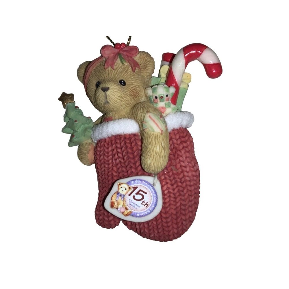 EnescoCHERISHED TEDDIES 4009301 CHRISTMAS ORNAMENT 15TH ANNVERSARY  2007